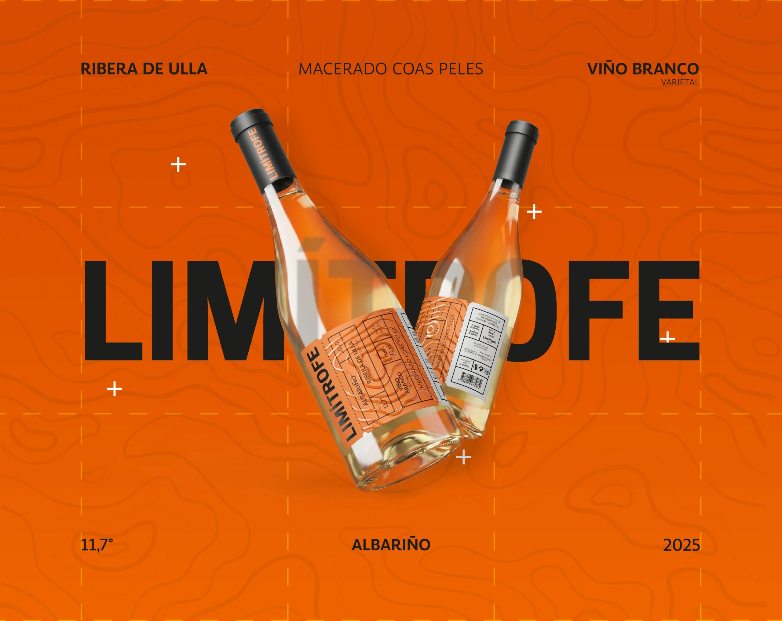 Presentación vino blanco Limítrofe