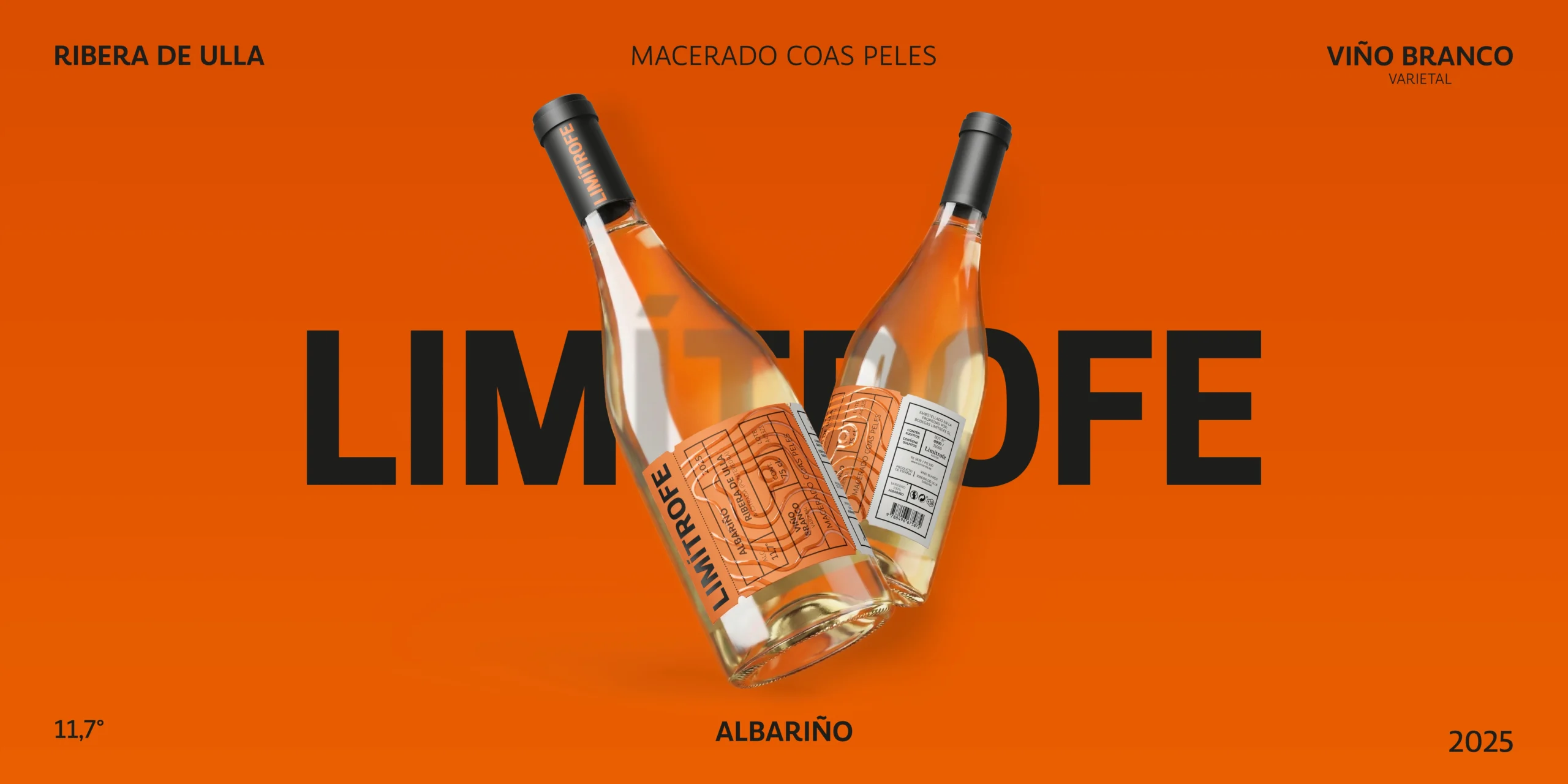 Presentación vino blanco Limítrofe